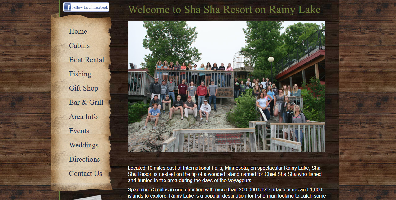 Sha Sha Resort on Rainy Lake